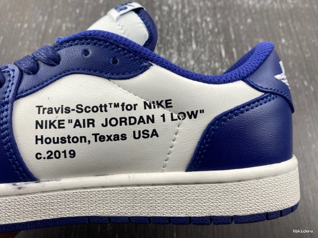 Rep TBK SCOTT AIR TRAVIS JORDAN X OFF-WHITE 1 DM7890-101 X CUSTOM 0727